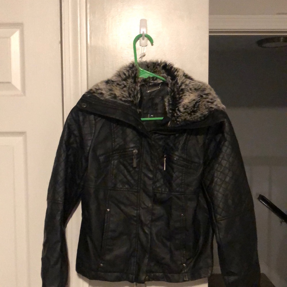 Junior Size Medium Black Jacket. Lined. New with tags.